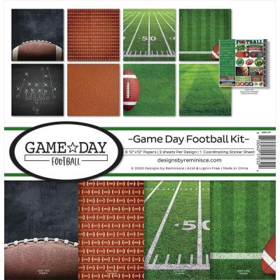 Reminisce Designpapier - Game Day Football
